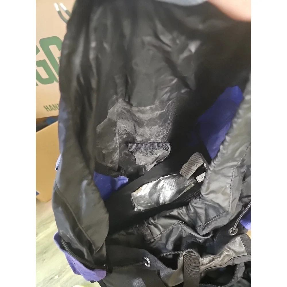 Vintage Lowe Alpine Systems Air Cooled Hiking‎ Backpack  Purple Black